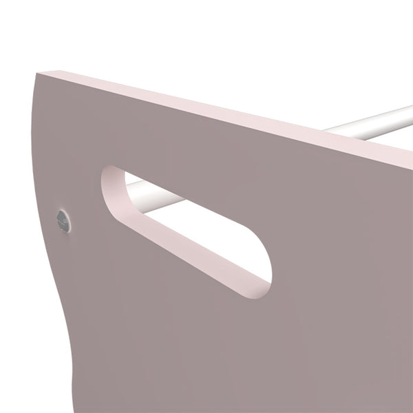 Gyerekpolc Vestnes 12 tárolódobozzal vattacukor/fehér [en.casa]