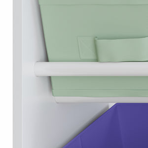 Gyerekpolc Farusa 80x90x30 cm Aqua Dream-motívum [en.casa]