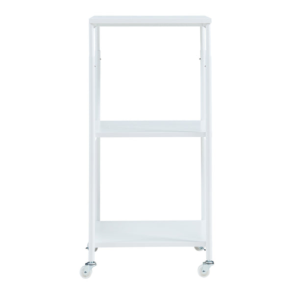 Irodai gurulós polc Janertu 82x39x35 cm fehér [en.casa]
