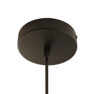 Függőlámpa Oupilu beépített LED fém 120x25x25 cm fekete/fehér [lux.pro]