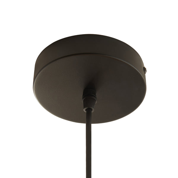 Függőlámpa Oupilu beépített LED fém 120x25x25 cm fekete/fehér [lux.pro]