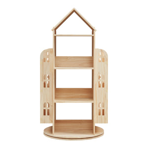 Forgatható gyerekpolc Sanköre 122x64x43 cm fenyőfa natúr [en.casa]