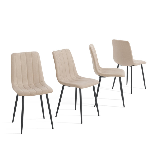 Étkezőgarnitúra Hemnes 4 személyes tölgyfa hatású/világosbarna [en.casa]