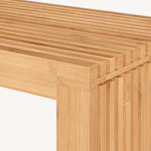 Cipőtartó pad Korjad 90x33x43 cm bambusz [en.casa]