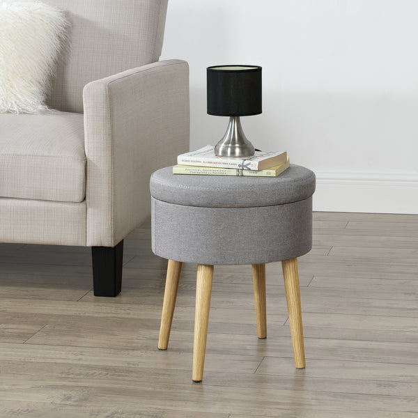 Kisasztal ABFF-1438 szürke 42 x 36 cm [en.casa]