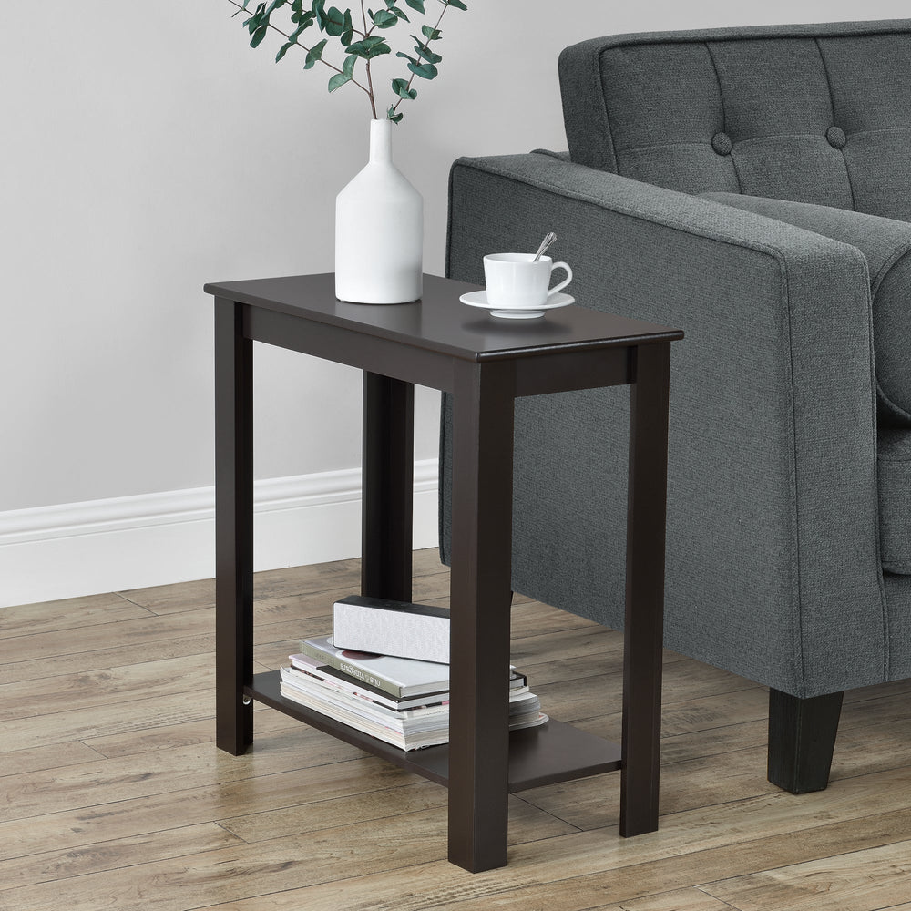 Oldalas asztal Chur 60 x 30 x 61,3 cm barna en.casa - premiumXL