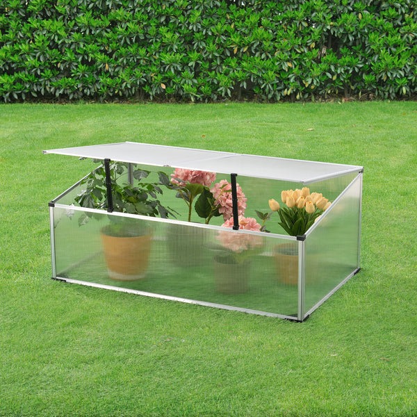 Hidegágy ACNI-14006 alumínium/polikarbonát 100 x 60 cm [en.casa] 