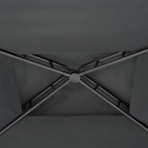 Grillpavilon Parga BBQ 250 x 241 x 151 cm sötétszürke [en.casa]
