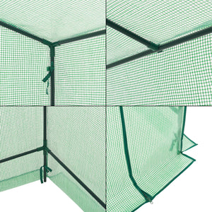 Fóliasátor Vlaardingen 198 x 78 cm zöld [en.casa]
