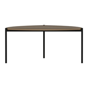 Gladsaxe dohányzóasztal 40x90x89 cm diófa / fekete [en.casa]