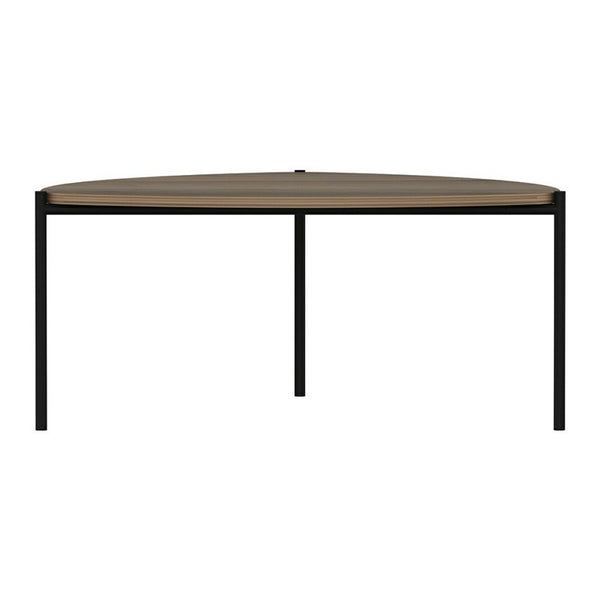 Gladsaxe dohányzóasztal 40x90x89 cm diófa / fekete [en.casa]