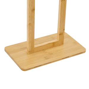 Törölközőtartó állvány Træna Bambusz [en.casa]
