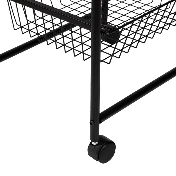 Konyhai kocsi Rudbjerg fém 87 x 41 x 31,5 cm [en.casa] 