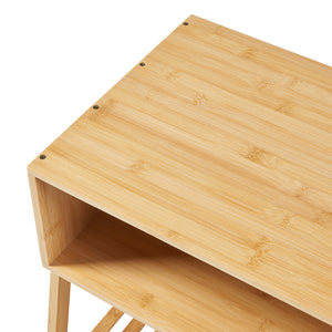 Éjjeliszekrény Håbo 50x45x36 cm bambusz [en.casa]