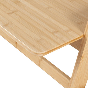 Bambusz íróasztal Härryda 107x47x81cm natúr [en.casa]