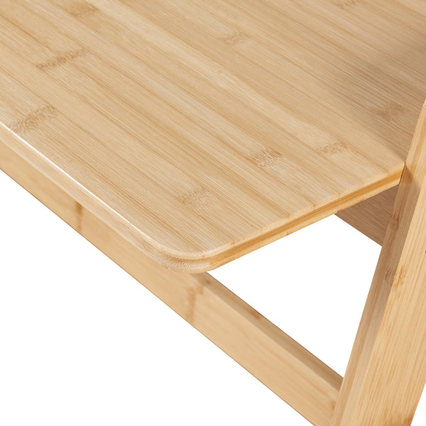Bambusz íróasztal Härryda 107x47x81cm natúr [en.casa]