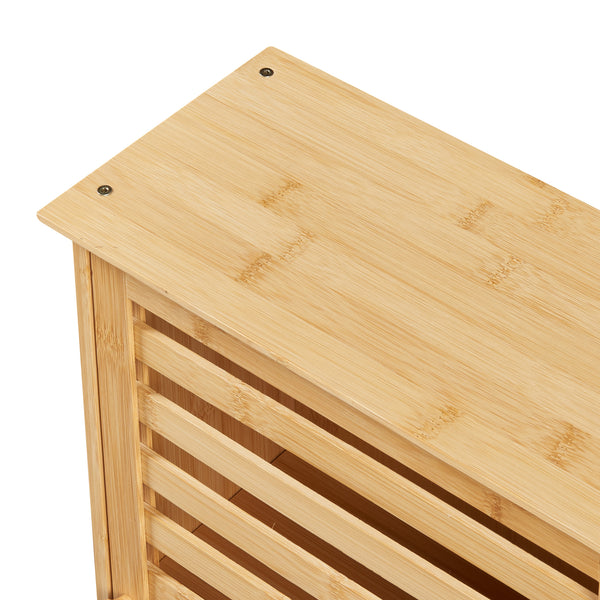 Fürdőszobai faliszekrény Järfälla 55x37x16 cm bambusz [en.casa]