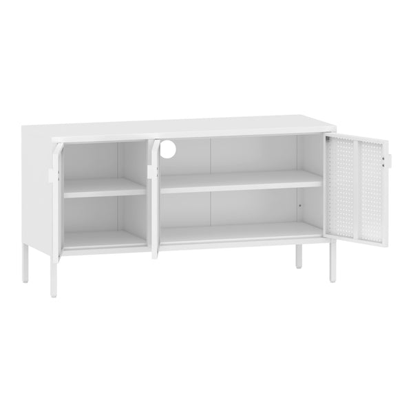 TV-szekrény Castelli 114 x 40 x 60 cm acél [en.casa]