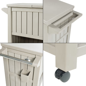 Kerti hűtőkocsi Arsita 102x47x87 cm bézs [casa.pro]