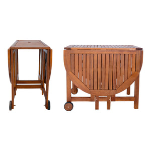 Kerti étkező garnitúra Acerenza 7 részes akácfa FSC® tanúsítvánnyal [en.casa]