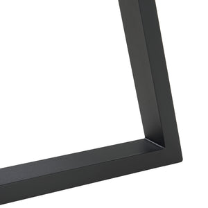 Asztalváz 2db-os szett Lyngby 72x55/70cm fekete [en.casa]