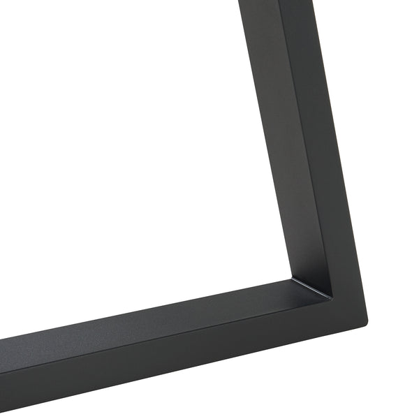 Asztalváz 2db-os szett Lyngby 72x55/70cm fekete [en.casa]