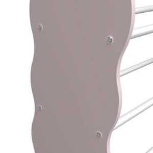 Gyerekpolc Vestnes 12 tárolódobozzal vattacukor/fehér [en.casa]