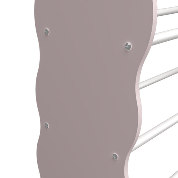 Gyerekpolc Vestnes 12 tárolódobozzal vattacukor/fehér [en.casa]