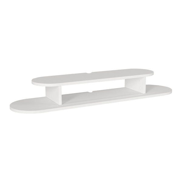 TV állvány falra Targema 120x30x16 cm fehér [en.casa]