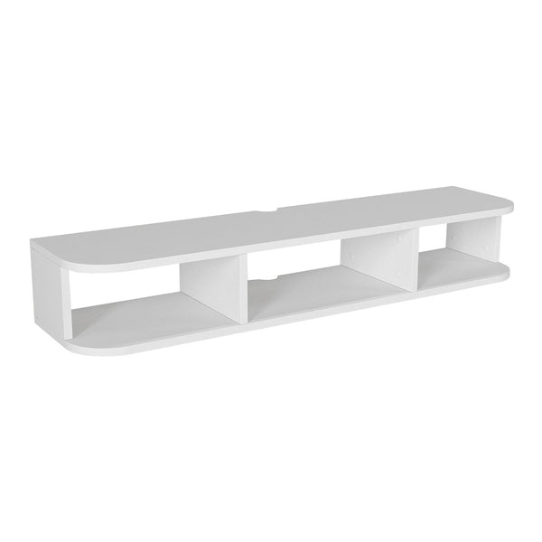 TV állvány falra Oundsvas 120x30x19 cm fehér [en.casa]