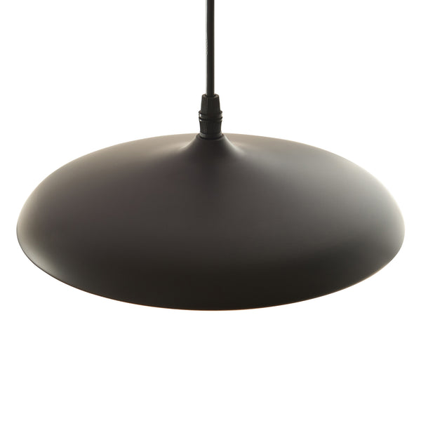Függőlámpa Oupilu beépített LED fém 120x25x25 cm fekete/fehér [lux.pro]