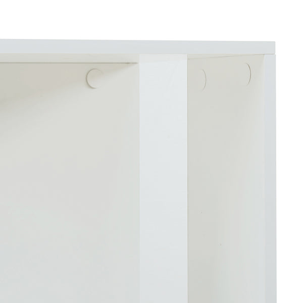 Forgatható könyvespolc Fjelmarirg 109x34x34 cm fehér [en.casa]