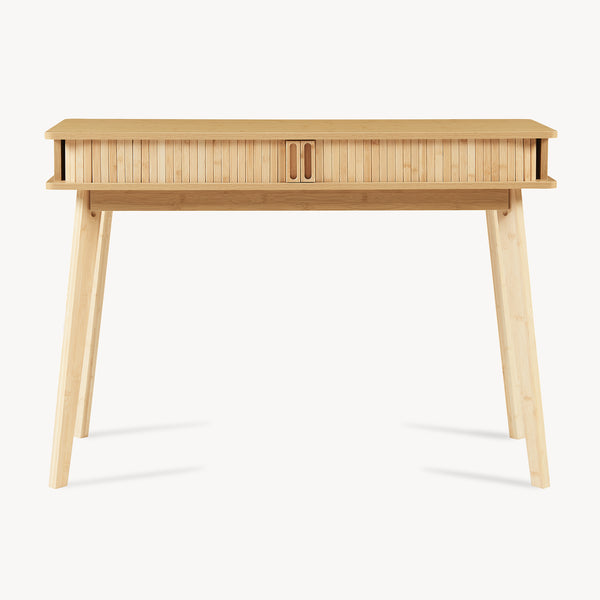 Konzolasztal Tysvær 110x40x78 cm bambusz [en.casa]