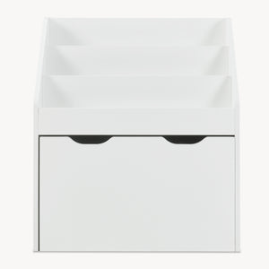 Gyerekpolc Sirlstalo 70x63x30 cm fehér [en.casa]