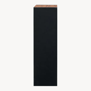 Könyvespolc Trond 80x30x23 cm fekete/diófa hatású [en.casa]