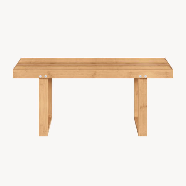 Pad Aarela 91x41x38 cm bambusz [en.casa]