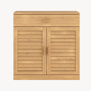 Cipőszekrény Aarela 67x66x34 cm bambusz [en.casa]