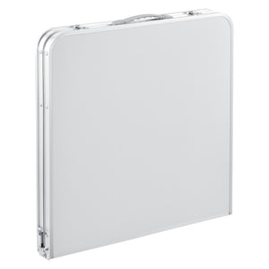 Összecsukható asztal 120x60x55/63/70 cm állítható magasságú kempingasztal aluvázzal több színben [casa.pro]®