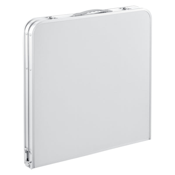 Összecsukható asztal 120x60x55/63/70 cm állítható magasságú kempingasztal aluvázzal több színben [casa.pro]®