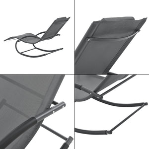 Kerti hintaszék Tarent 150 Kg sötétszürke [en.casa]