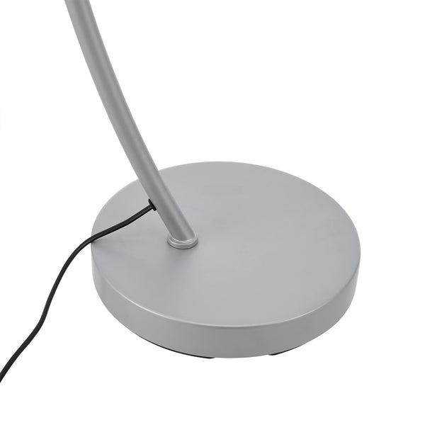 Ívelt állólámpa Stafford 159cm szürke [lux.pro] 