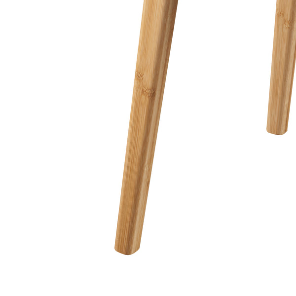 Bambusz íróasztal Hässleholm 100x50x75cm natúr [en.casa]