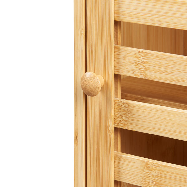 Fürdőszobai faliszekrény Järfälla 55x37x16 cm bambusz [en.casa]