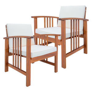 4 részes akácfa kerti bútor szett Brissogne FSC® tanúsítvánnyal [en.casa]