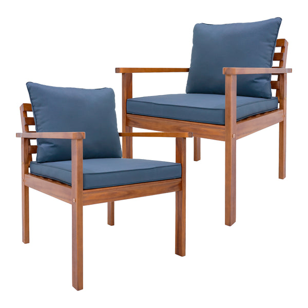 4 részes akácfa kerti bútor szett Brittoli FSC® tanúsítvánnyal [en.casa]