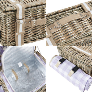 Piknikkosár Bisceglie 2 személy részére komplett szett [casa.pro]