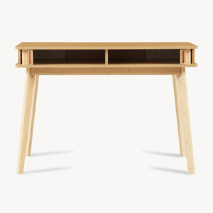 Konzolasztal Tysvær 110x40x78 cm bambusz [en.casa]