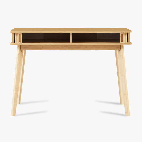Konzolasztal Tysvær 110x40x78 cm bambusz [en.casa]