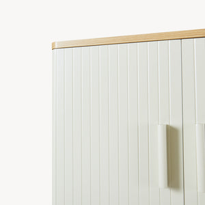 Tárolószekrény WC fölé Ferrersp 160x63x20 cm tölgyfa hatású/homokszín [en.casa]