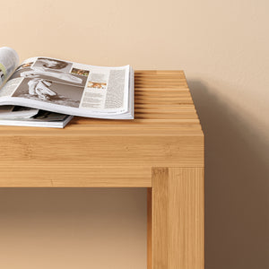 Cipőtartó pad Korjad 90x33x43 cm bambusz [en.casa]